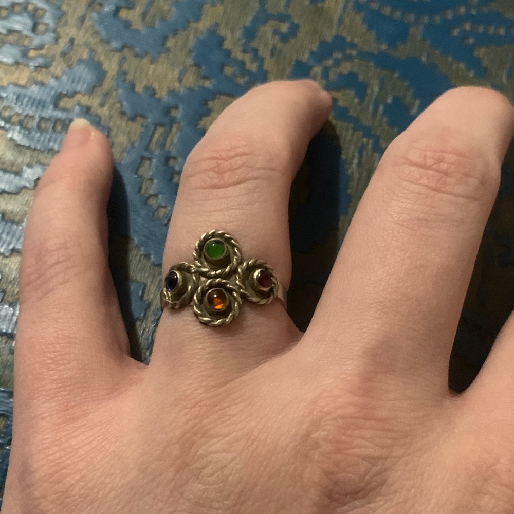 925 MEXICO 4 Color Ring